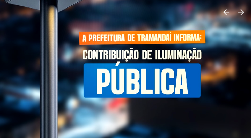 Os contribuintes que desejarem pagar a contribuição de iluminação pública separadamente da conta de energia elétrica, devem proceder da seguinte forma: