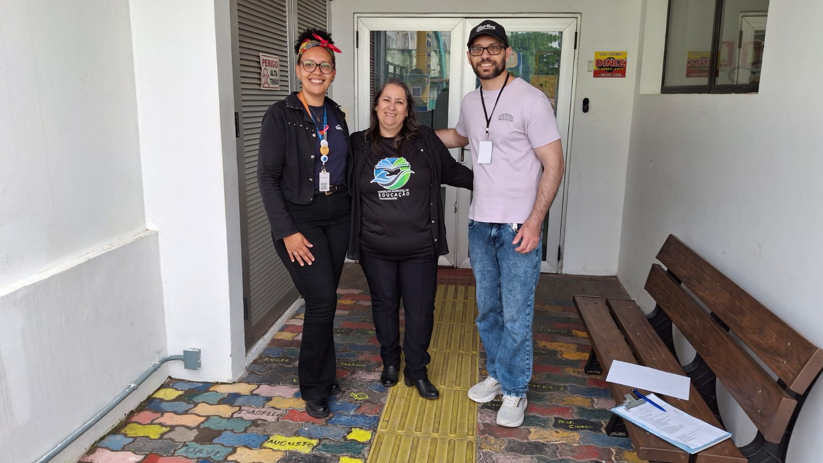 VISTORIA NA EEI SESQUINHO - ETAPA FINAL PARA RENOVAÇÃO DA AUTORIZAÇÃO DE FUNCIONAMENTO!